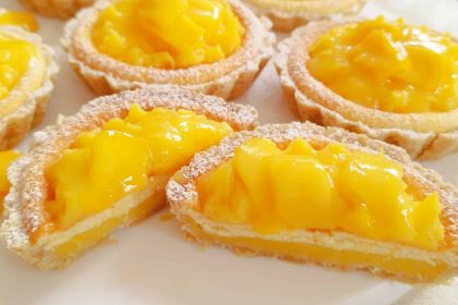 cremige Tartelettes mit Mango und einer Quarkcreme