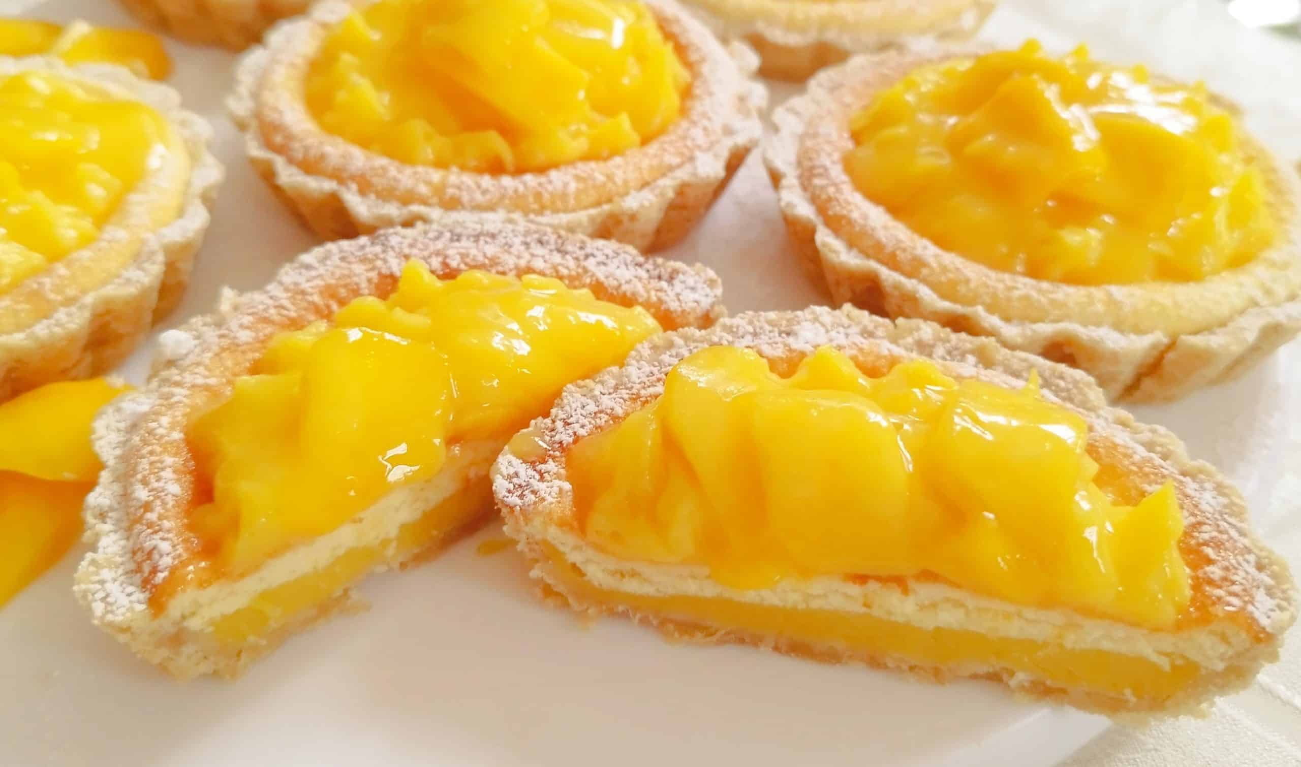 cremige Tartelettes mit Mango und einer Quarkcreme