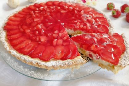 Rhabarber Erdbeer Tarte Rezept