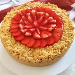Käsekuchen mit Erdbeeren
