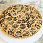 Tarte mit Kirschen und Mohn