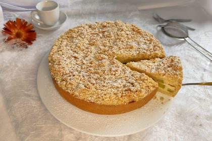 Rezept Rhabarberkuchen mit Quark wie bei Oma