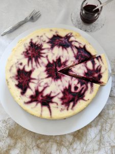 Käsekuchen New York Anschnitt